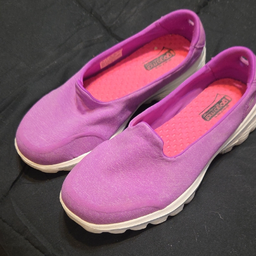 Skechers Women's Purple Slip-On Flats
